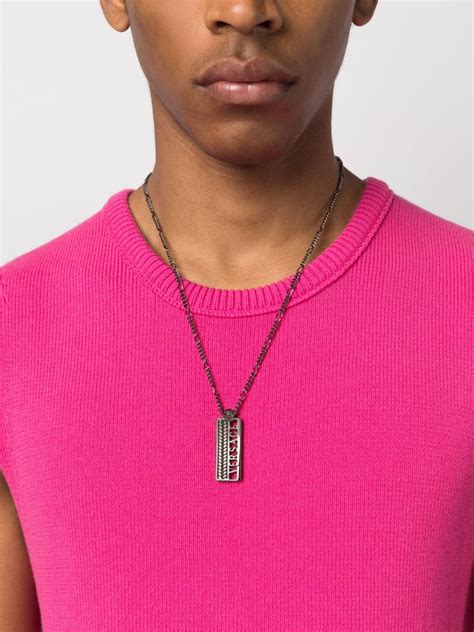 versace pendant buddha|versace necklace farfetch.